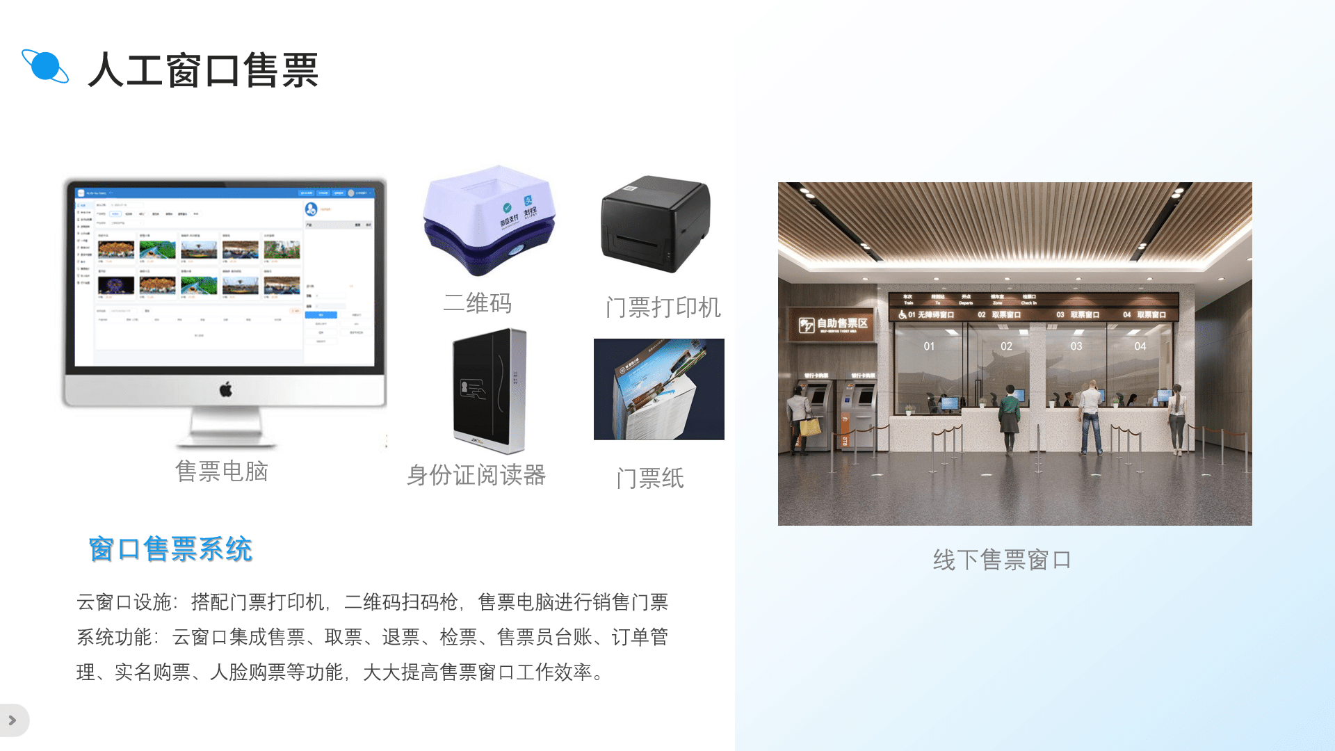 窗口售票介绍