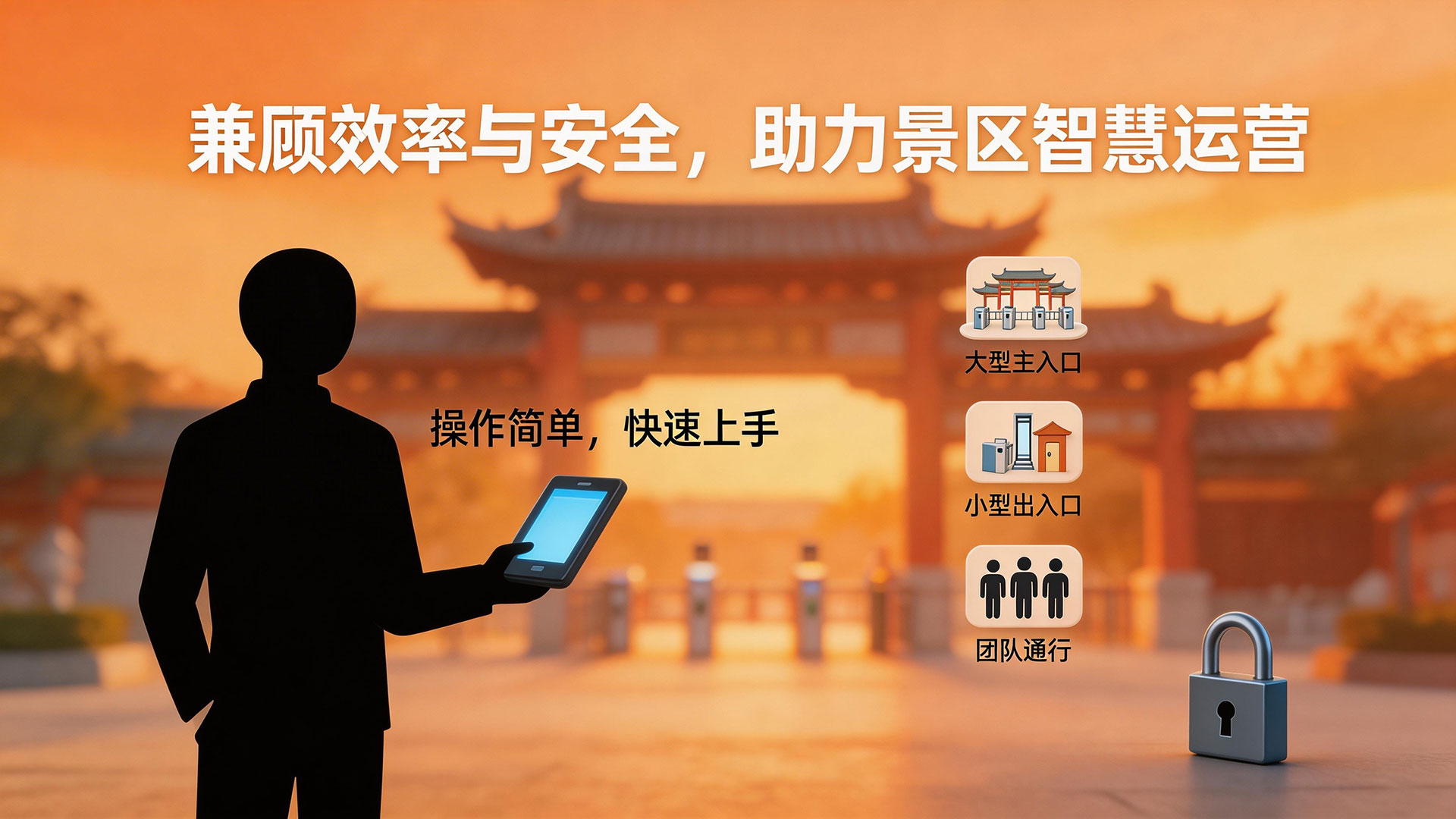 景区票务门禁系统:入园高效无拥堵,管理省心更安全 2 智慧景区运营