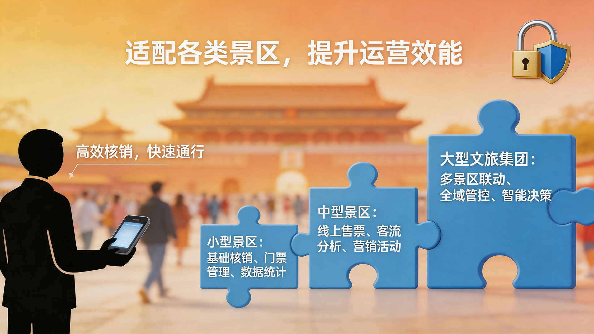 智慧票务·精准管控——景区票务系统介绍 2 适配各类景区