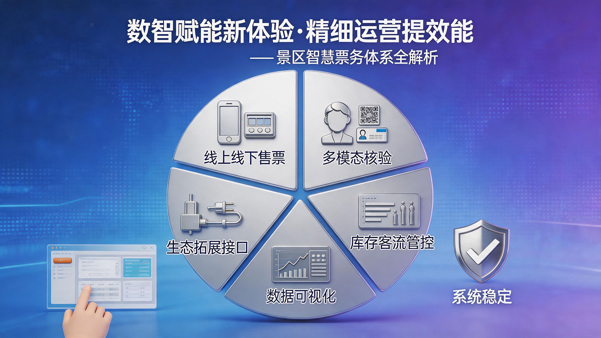 数智赋能新体验·精细运营提效能——景区智慧票务体系全解析 1 精细运营提效能